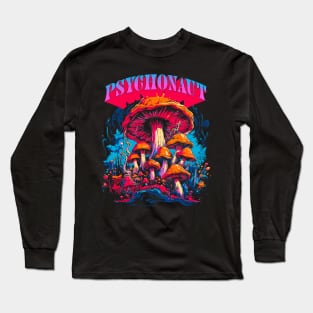 Psychonaut - Magic Mushrooms Long Sleeve T-Shirt